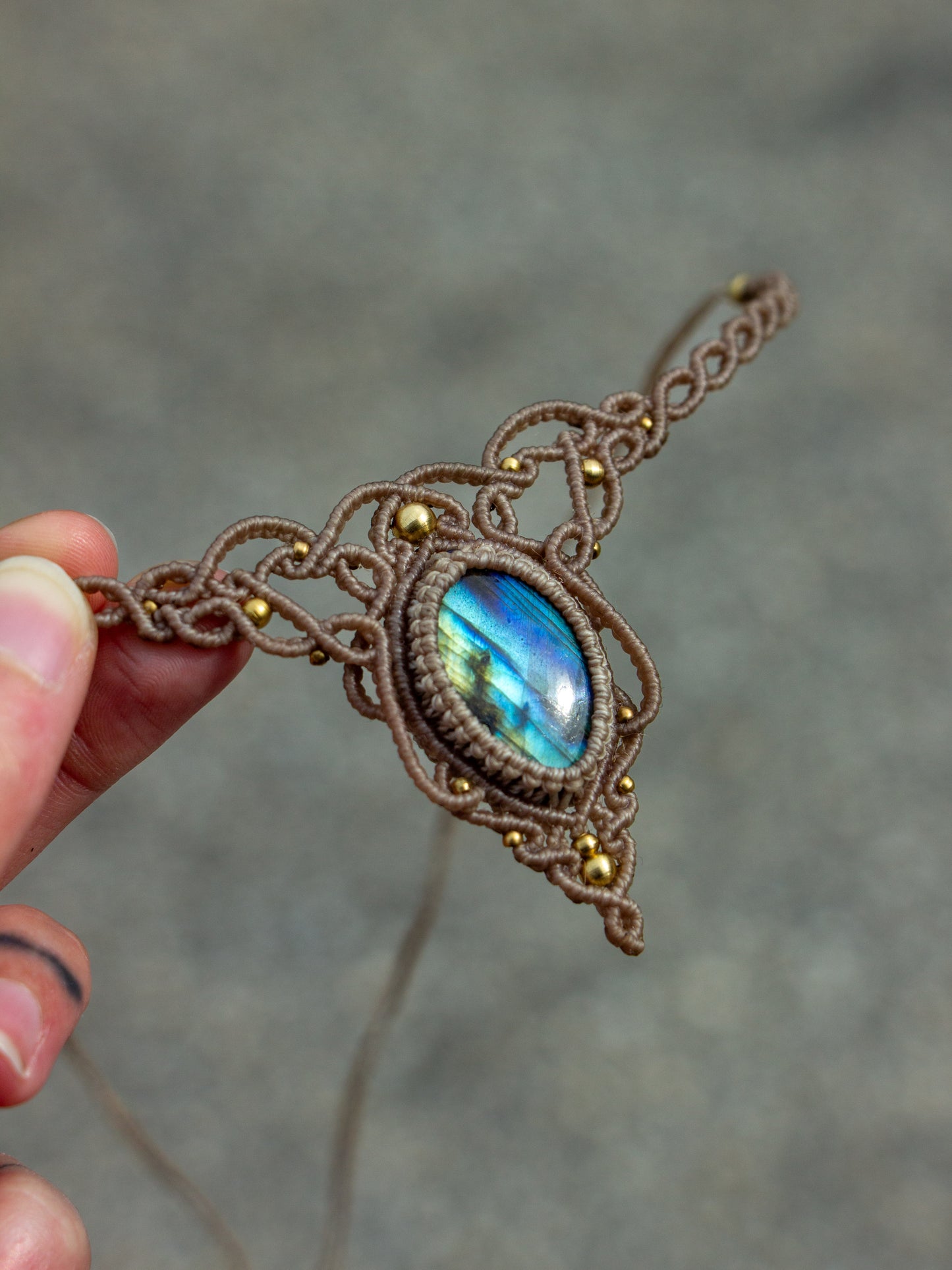 Labradorite necklace