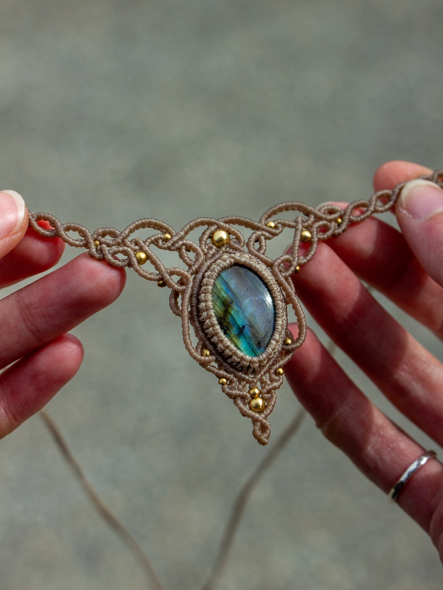 Labradorite necklace