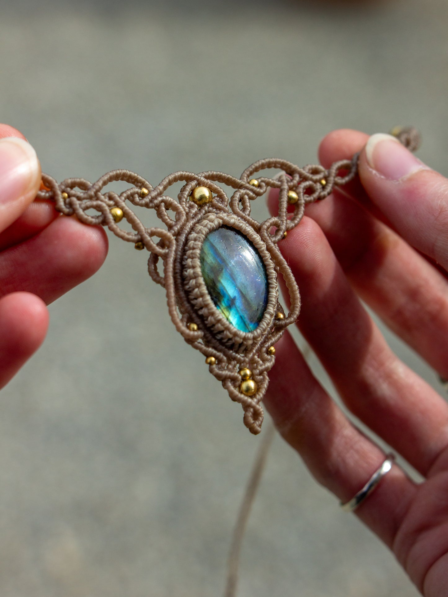 Labradorite necklace