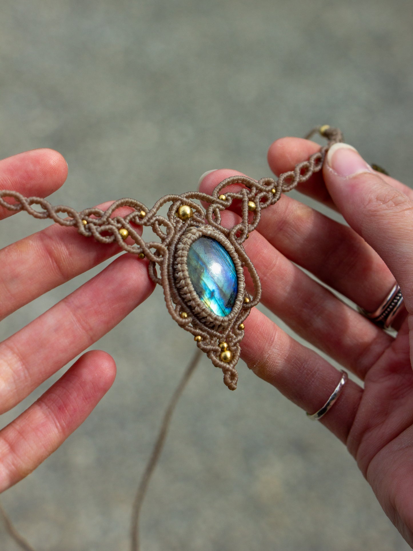 Labradorite necklace