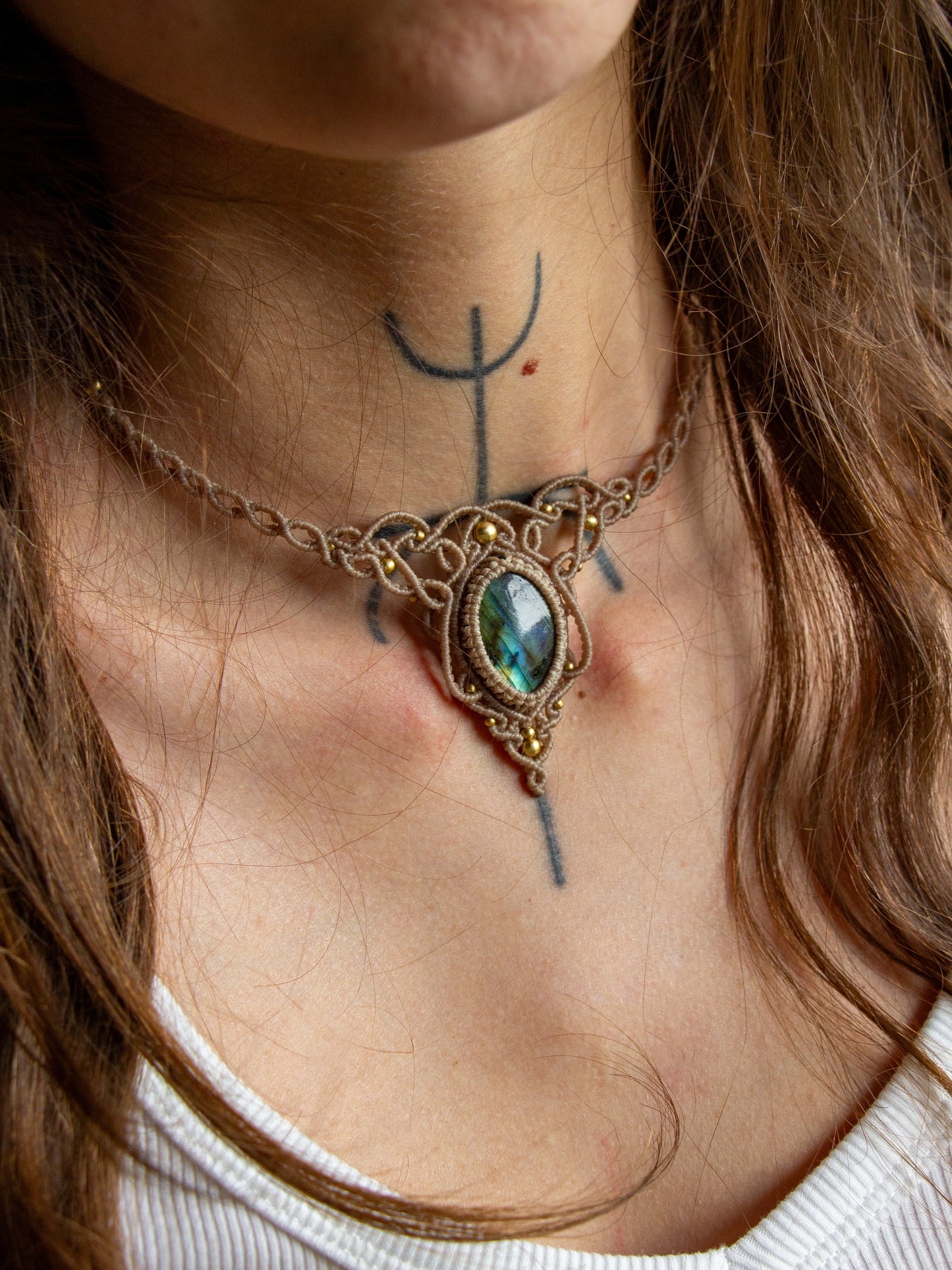 Labradorite necklace
