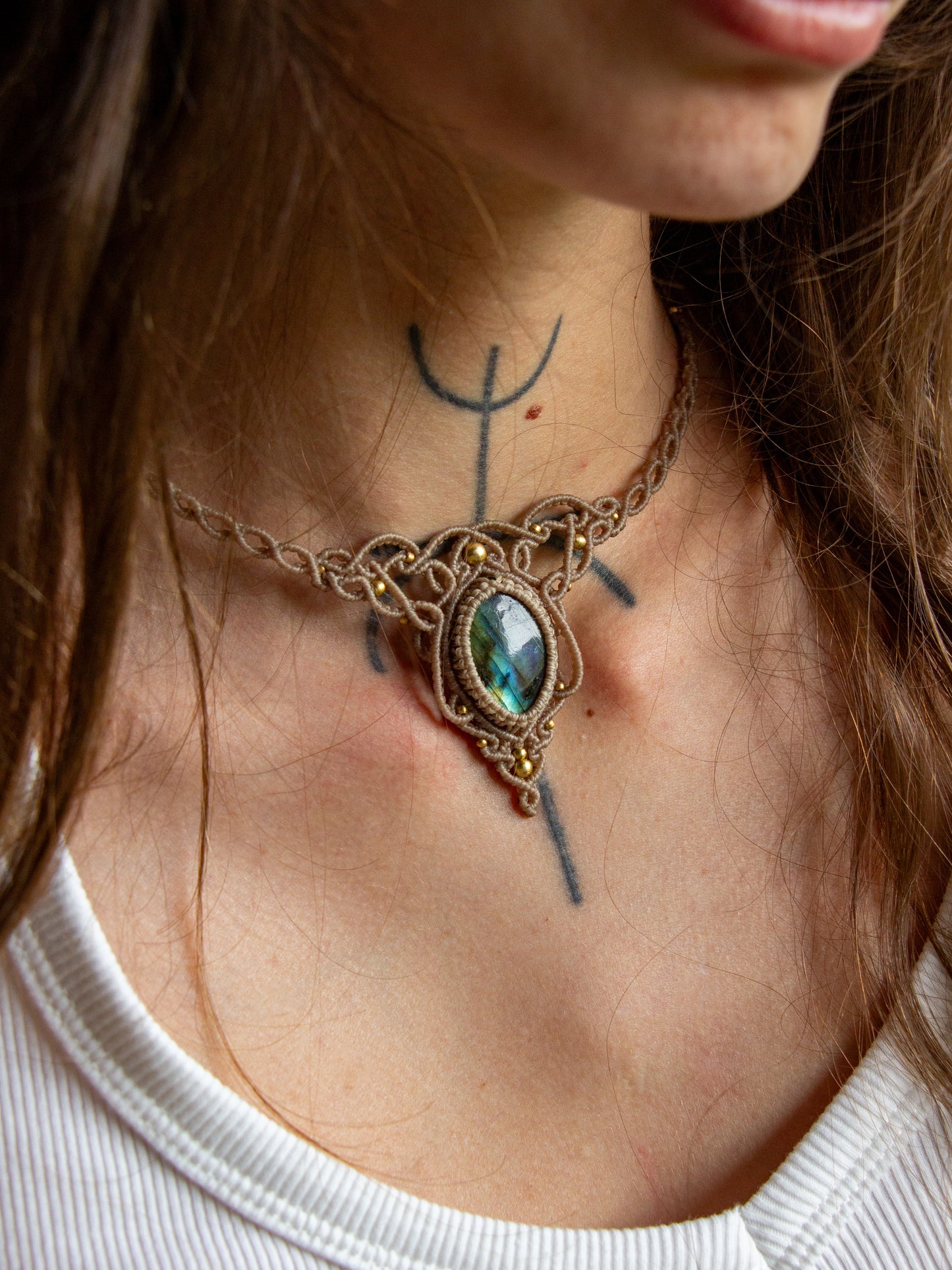 Labradorite necklace