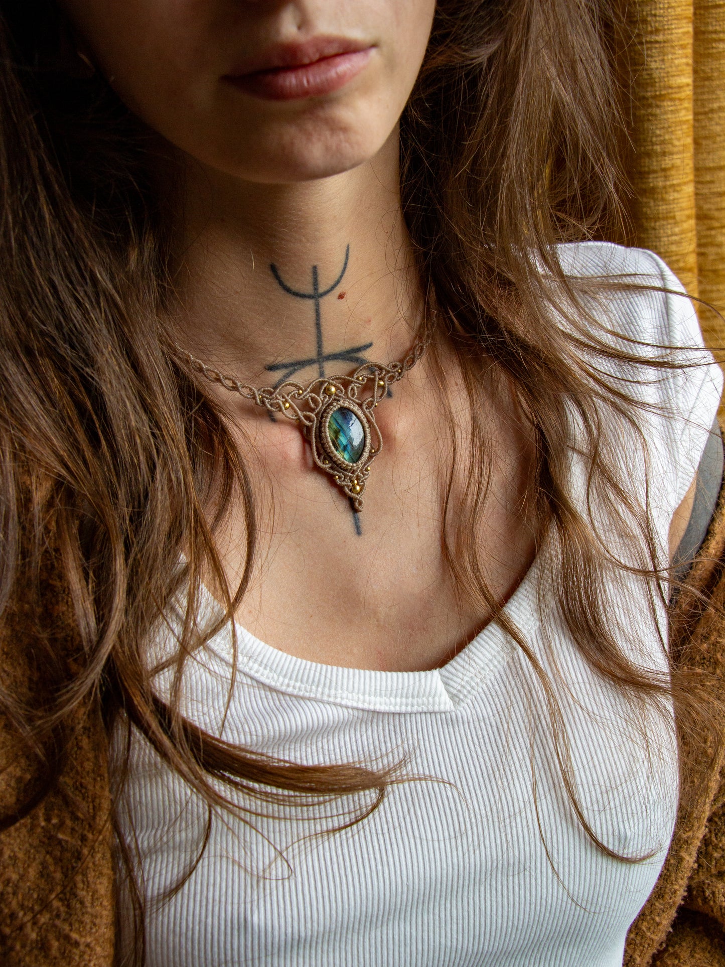 Labradorite necklace