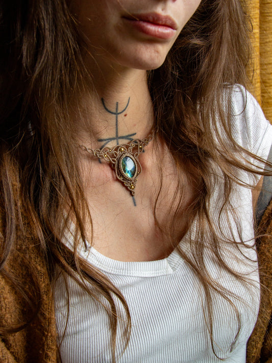 Labradorite necklace