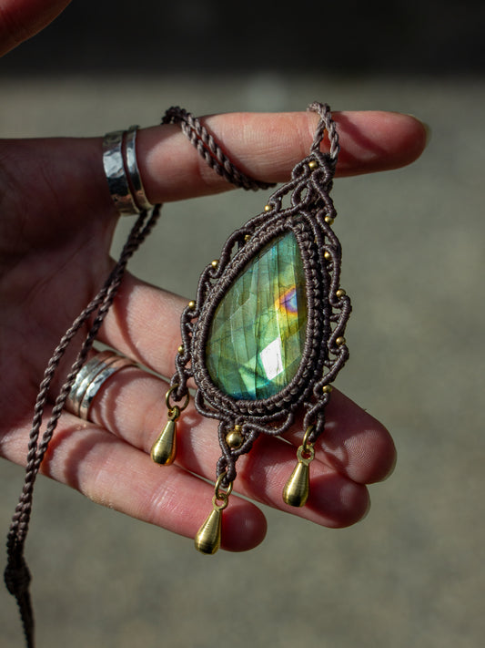Labradorite necklace