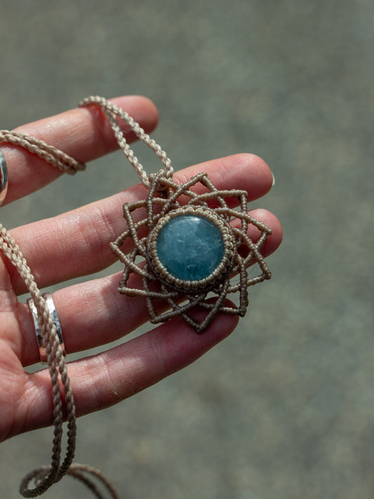 Aquamarine necklace