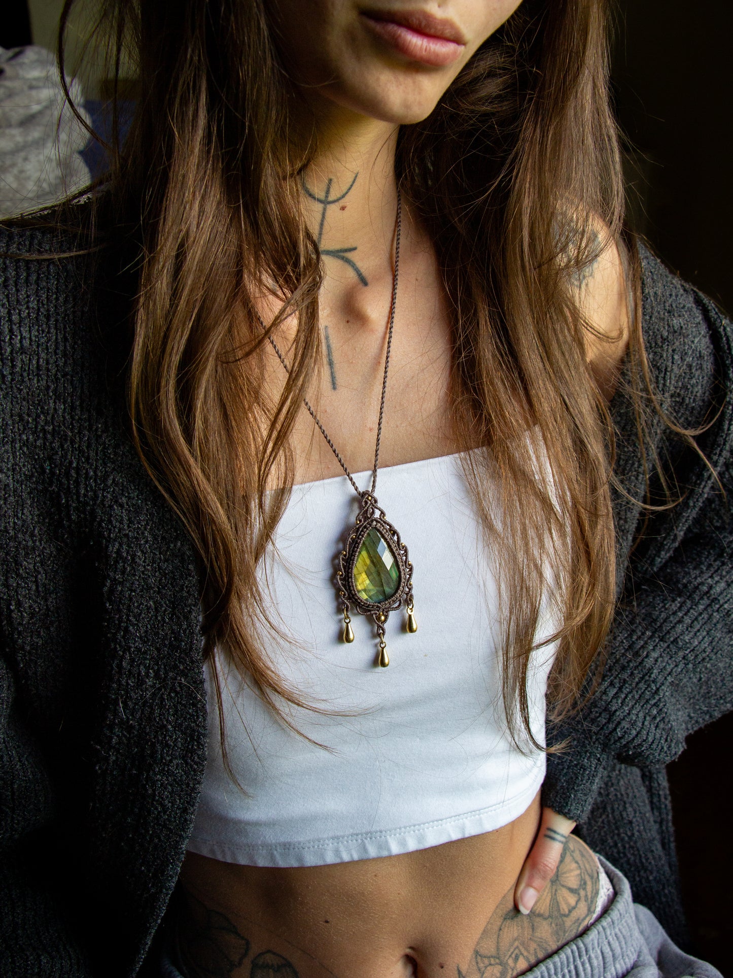 Labradorite necklace
