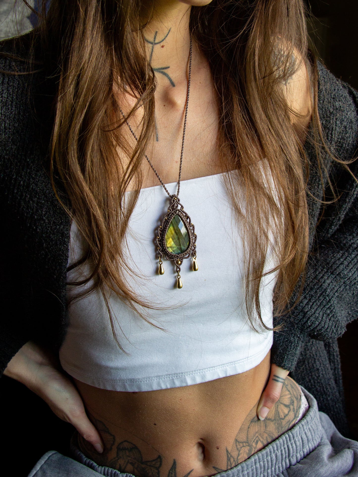 Labradorite necklace