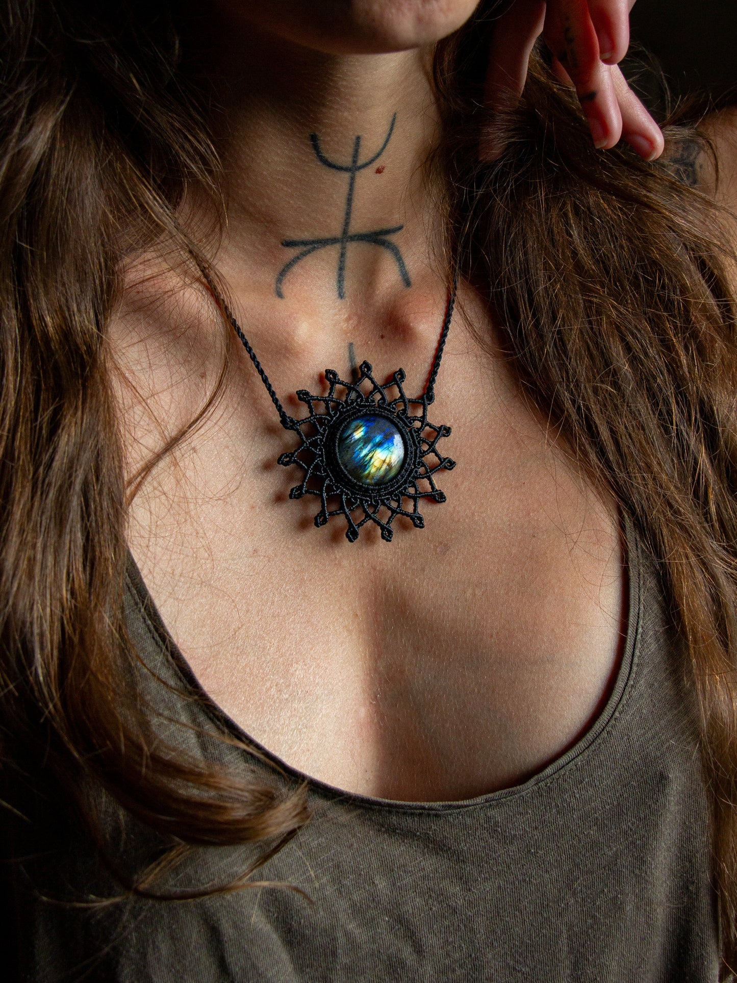 Labradorite necklace