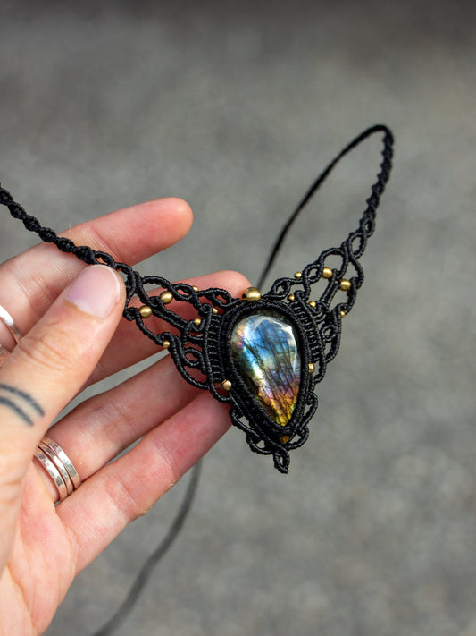Labradorite necklace