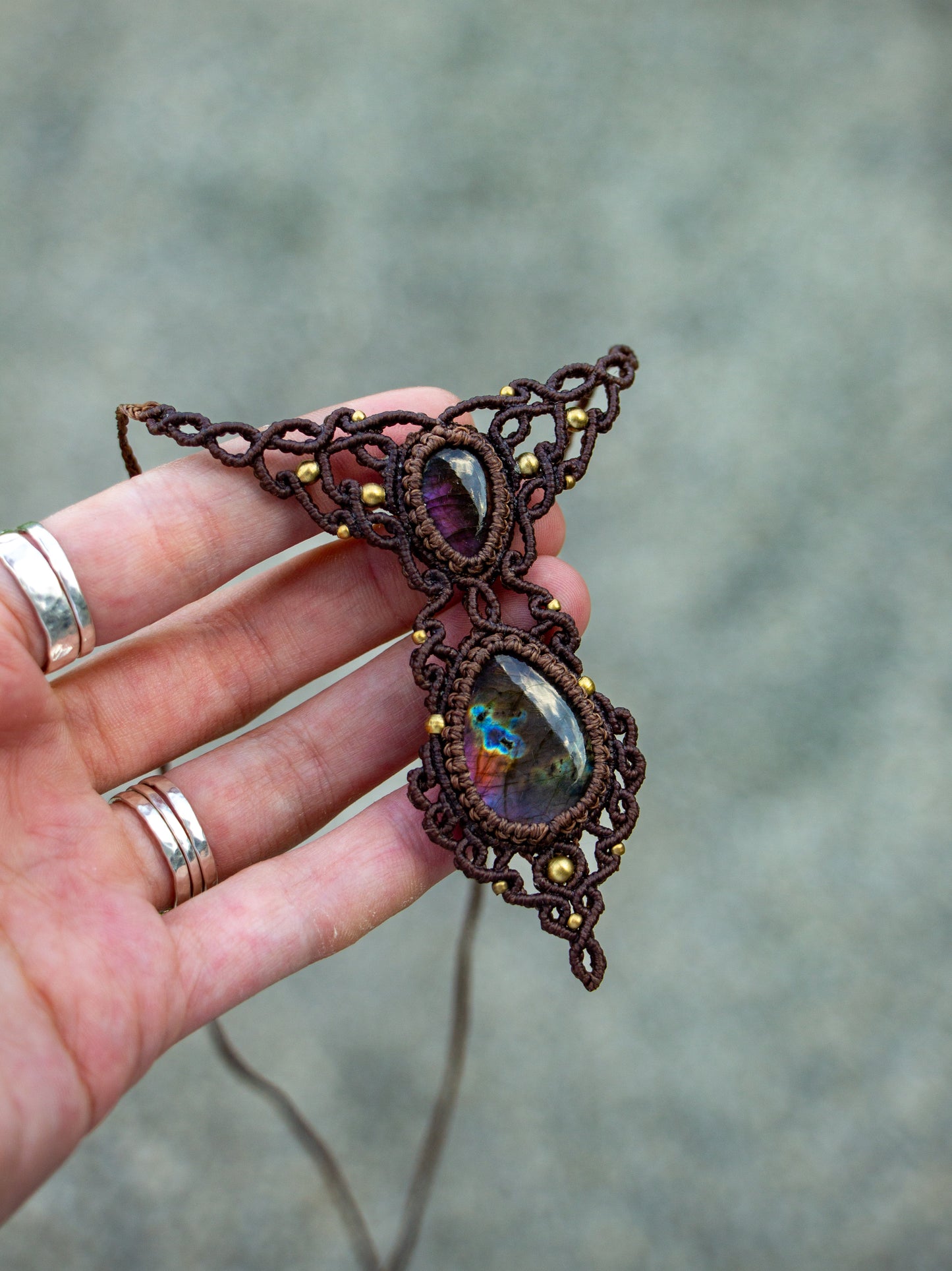 Labradorite necklace