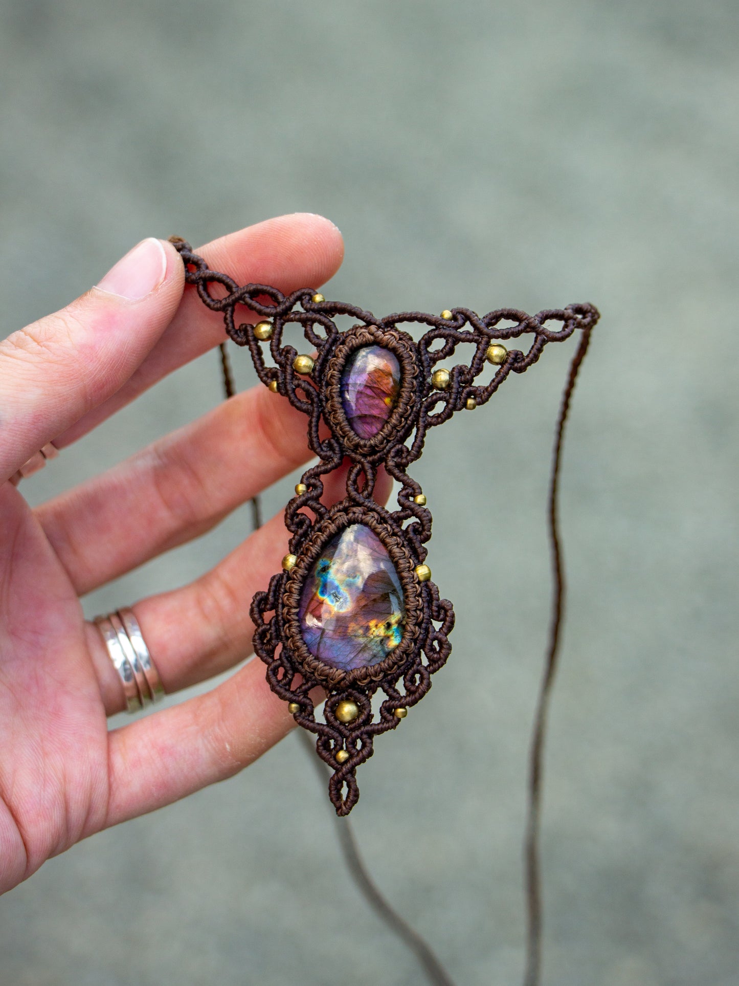 Labradorite necklace