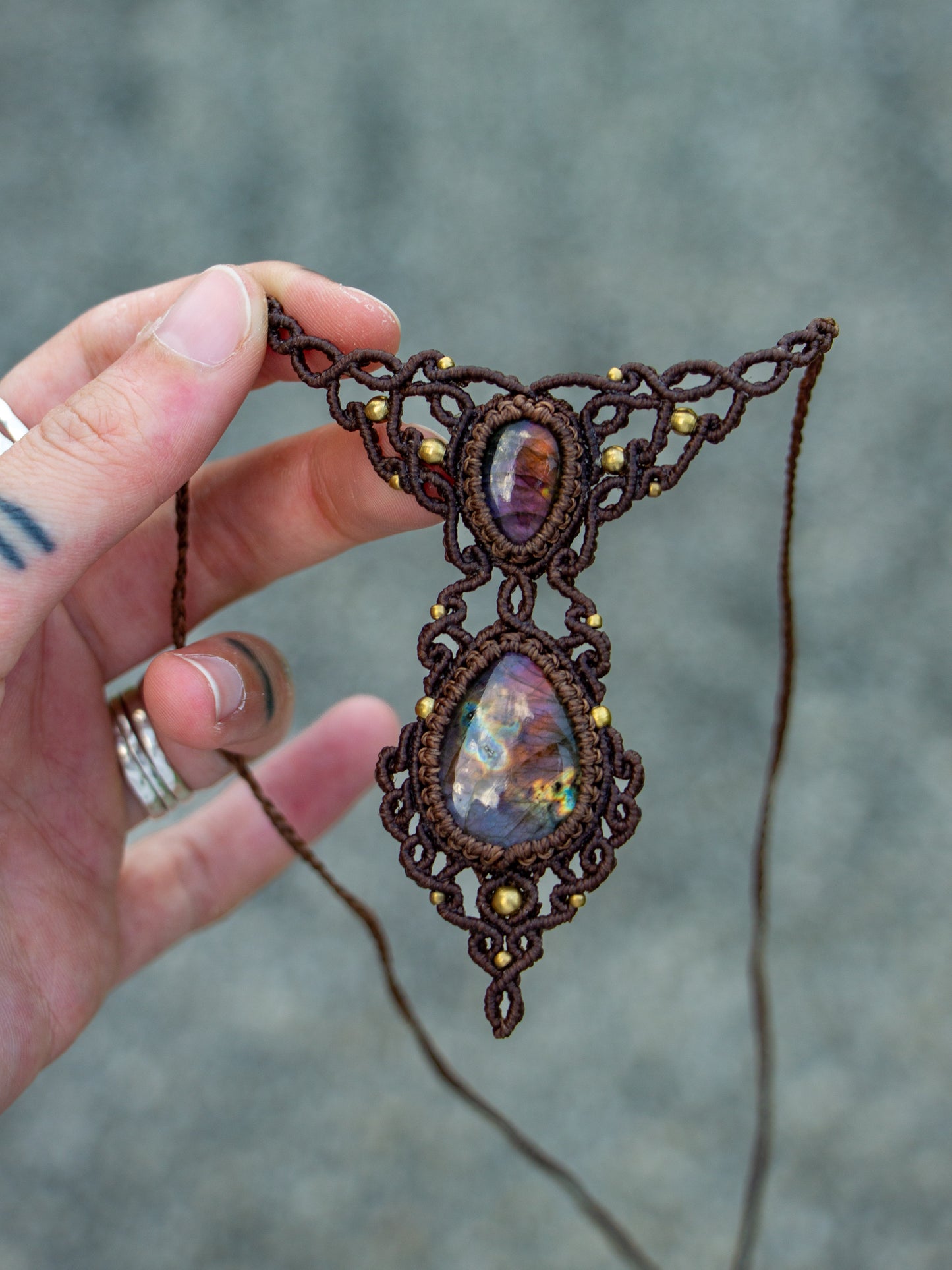 Labradorite necklace
