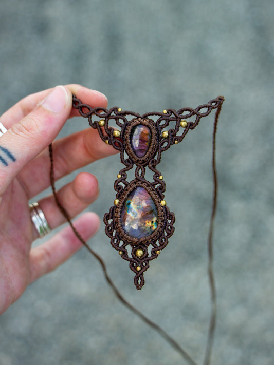 Labradorite necklace