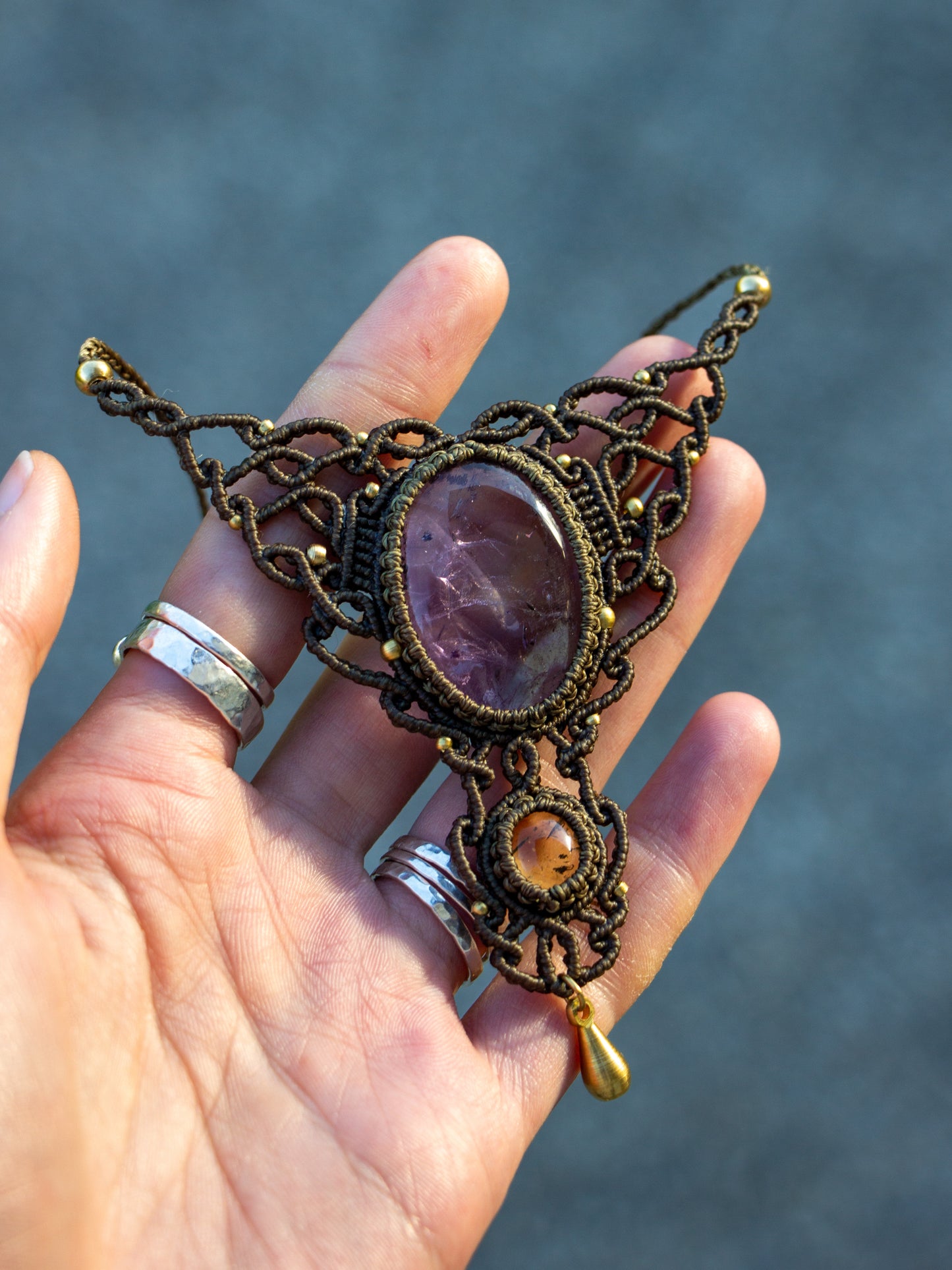 Ametrine & Citrine necklace