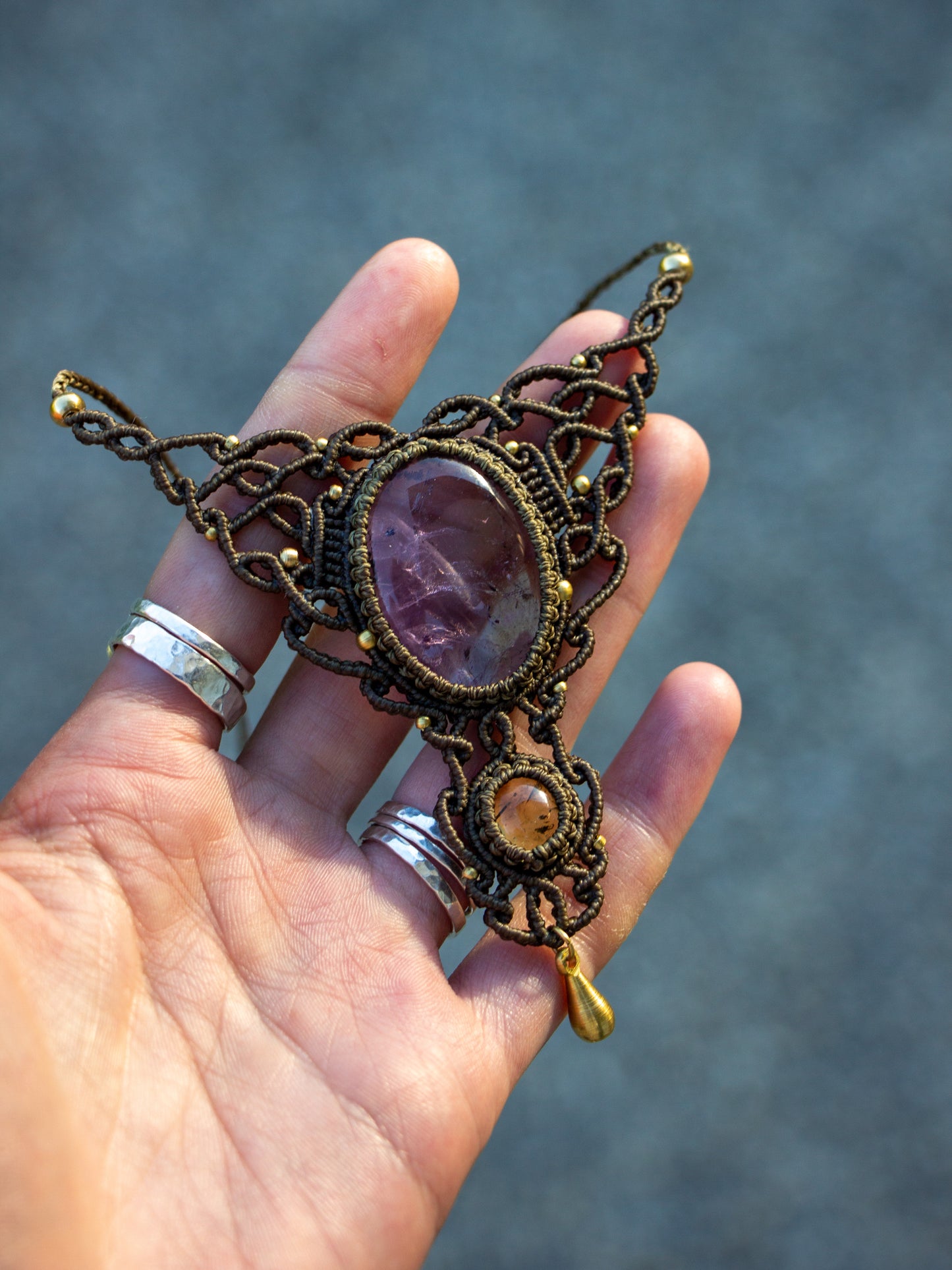 Ametrine & Citrine necklace