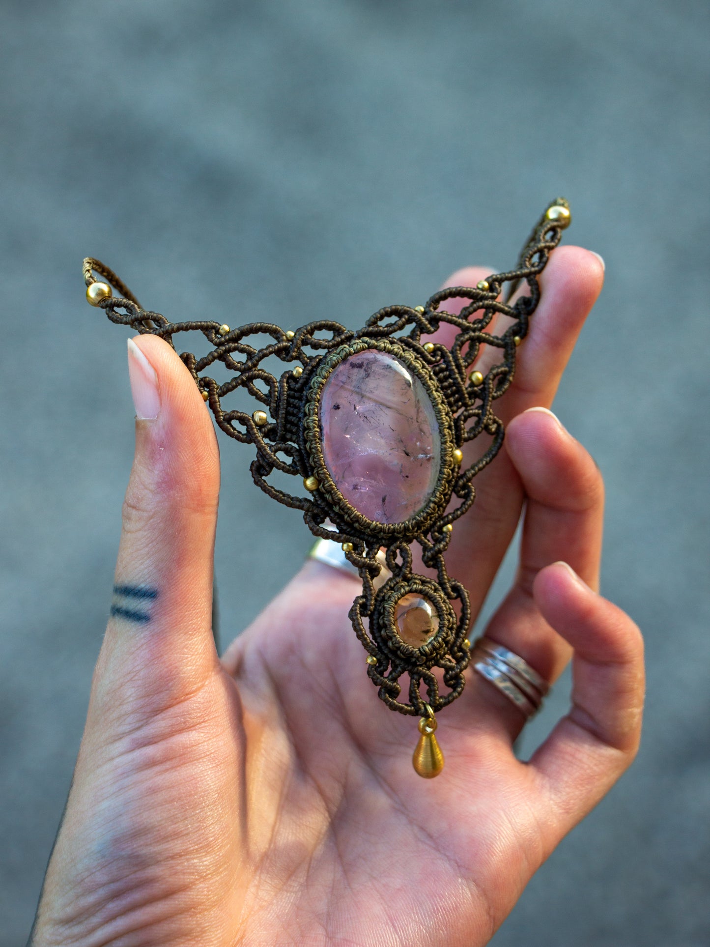 Ametrine & Citrine necklace