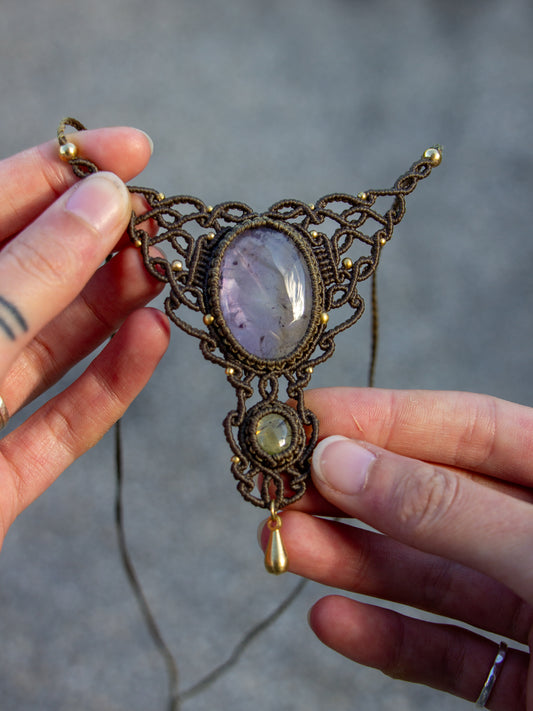 Ametrine & Citrine necklace