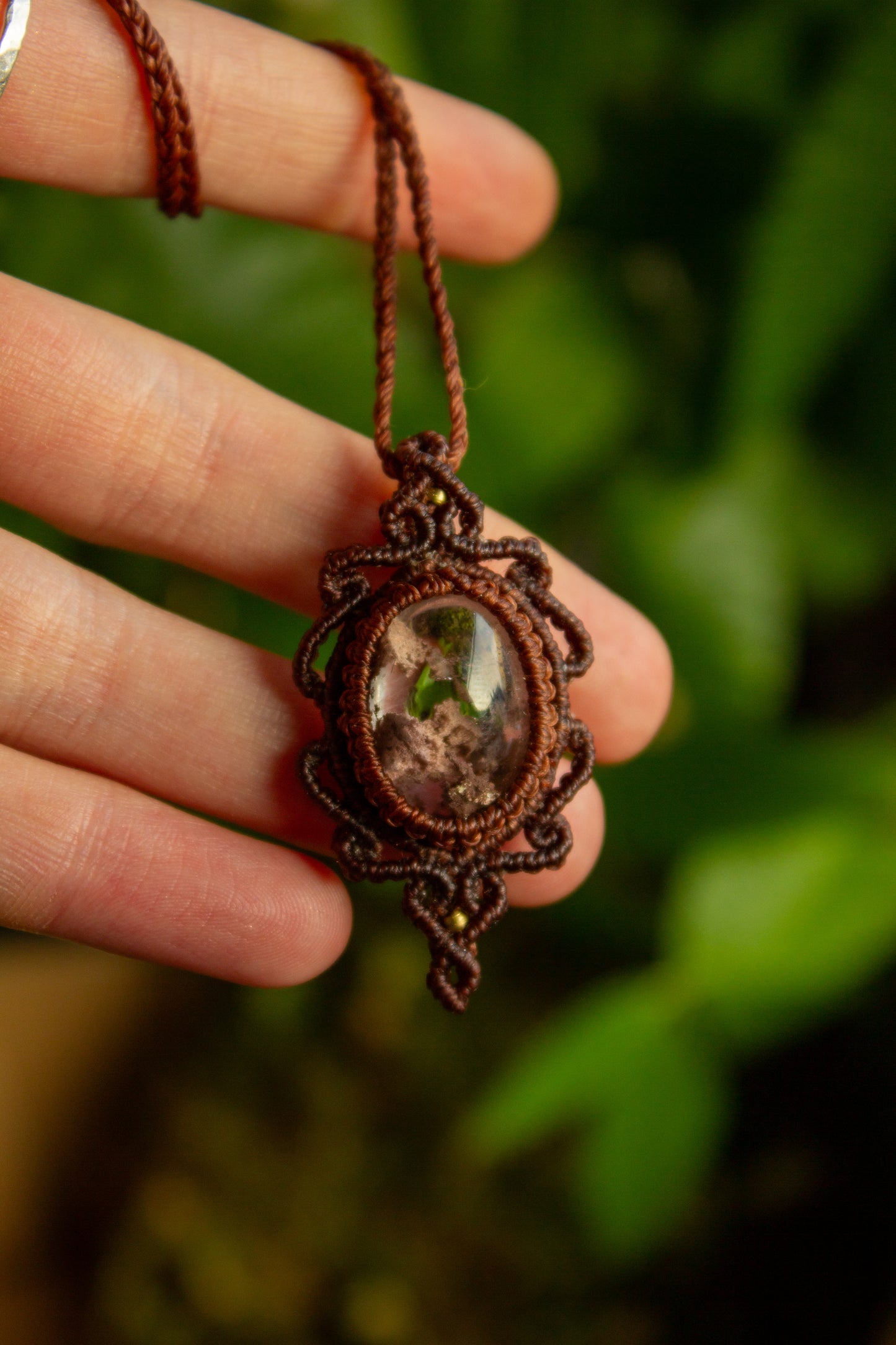 Garden Quartz • macrame necklace