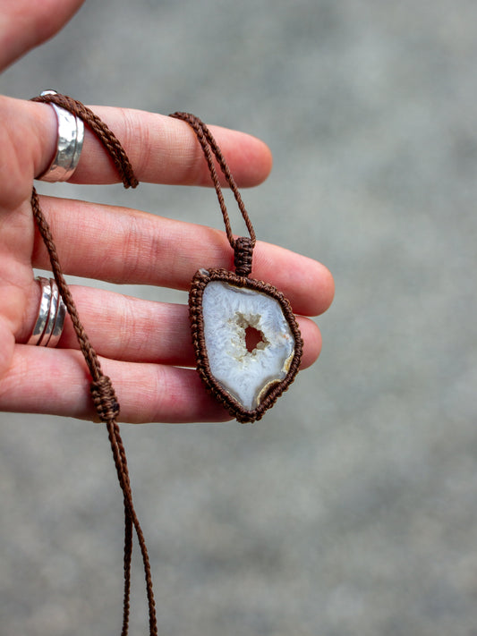 Agate necklace