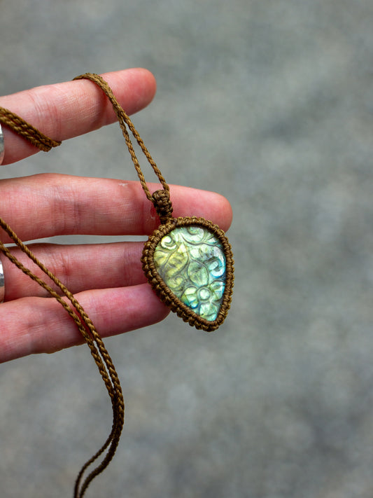 Labradorite necklace