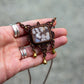 Flower Agate necklace