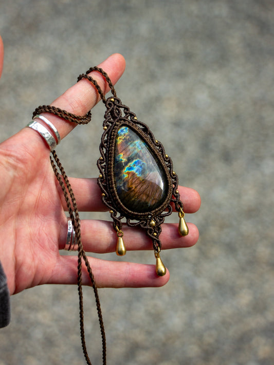 Labradorite necklace