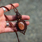Moonstone & Confetti Sunstone necklace