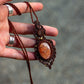 Moonstone & Confetti Sunstone necklace