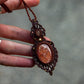 Moonstone & Confetti Sunstone necklace