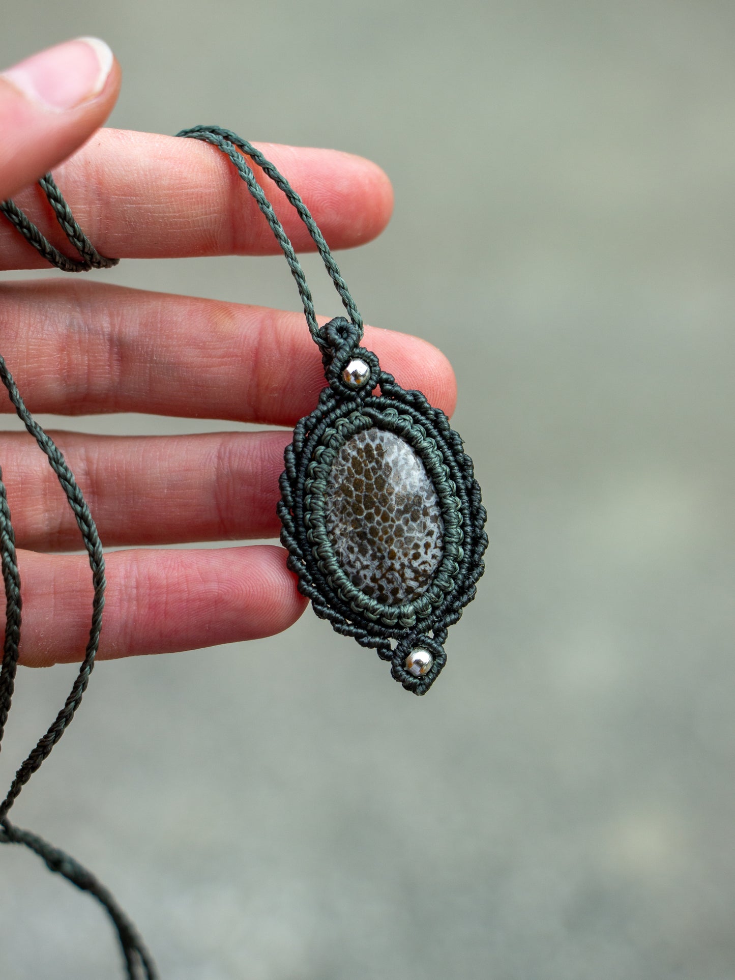 Fossil Coral necklace