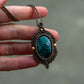 Shattuckite necklace