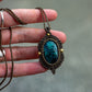 Shattuckite necklace