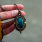 Shattuckite necklace