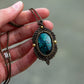 Shattuckite necklace