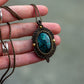 Shattuckite necklace