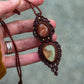 Sunstone & Citrine necklace