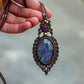 Amethyst & Labradorite necklace