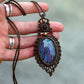 Amethyst & Labradorite necklace