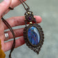 Amethyst & Labradorite necklace
