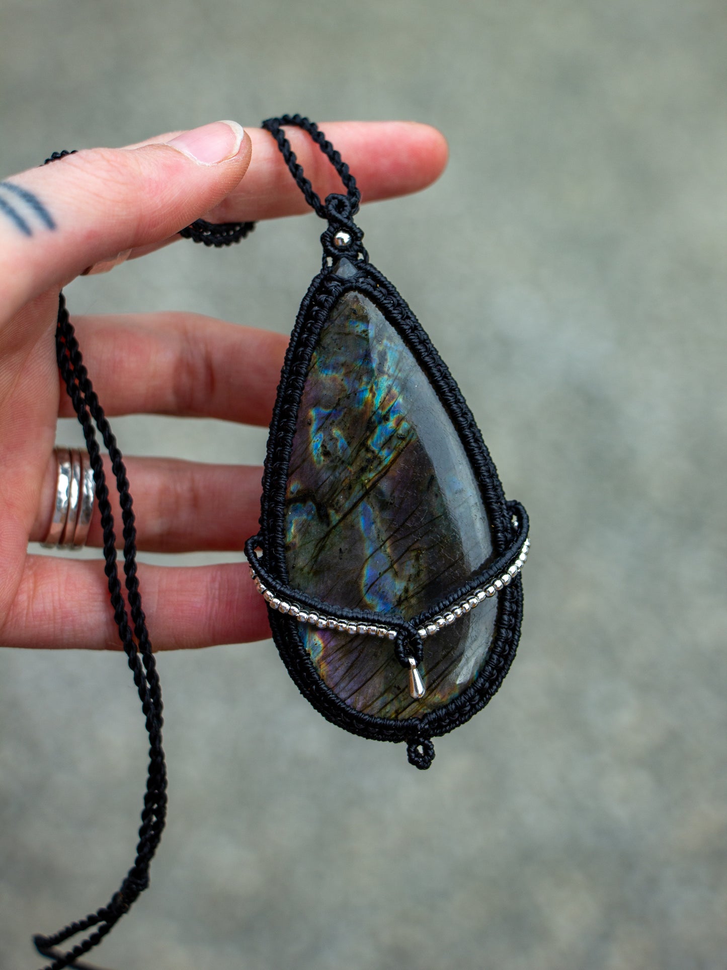 Labradorite necklace