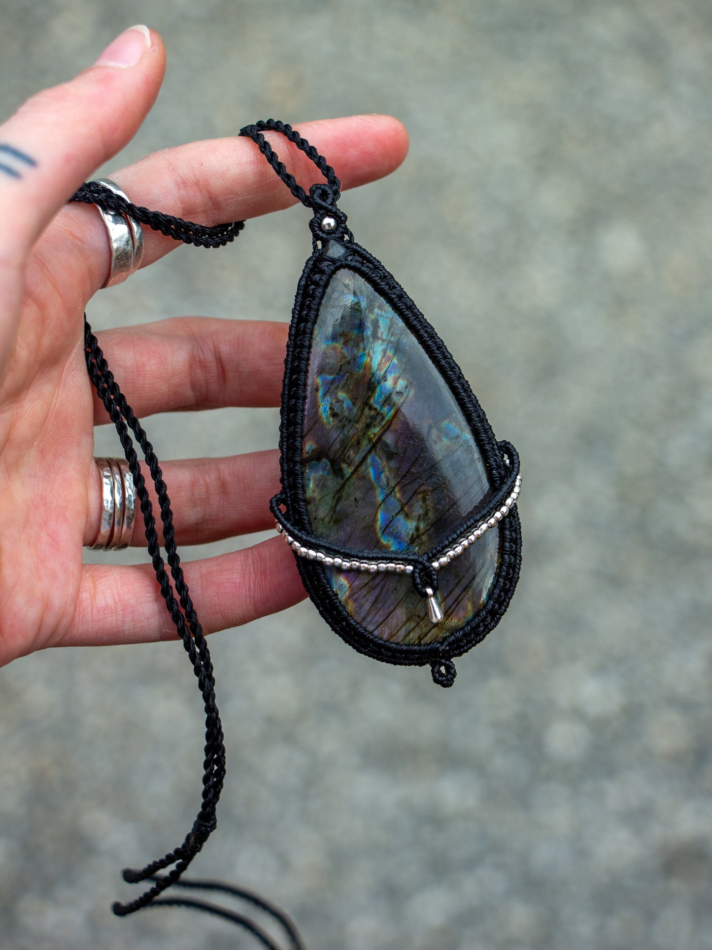 Labradorite necklace