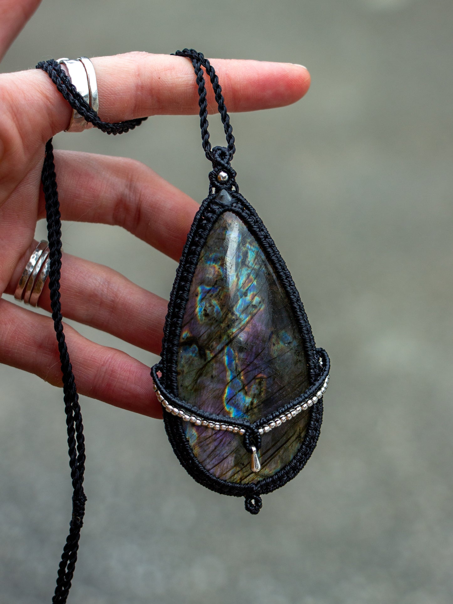 Labradorite necklace
