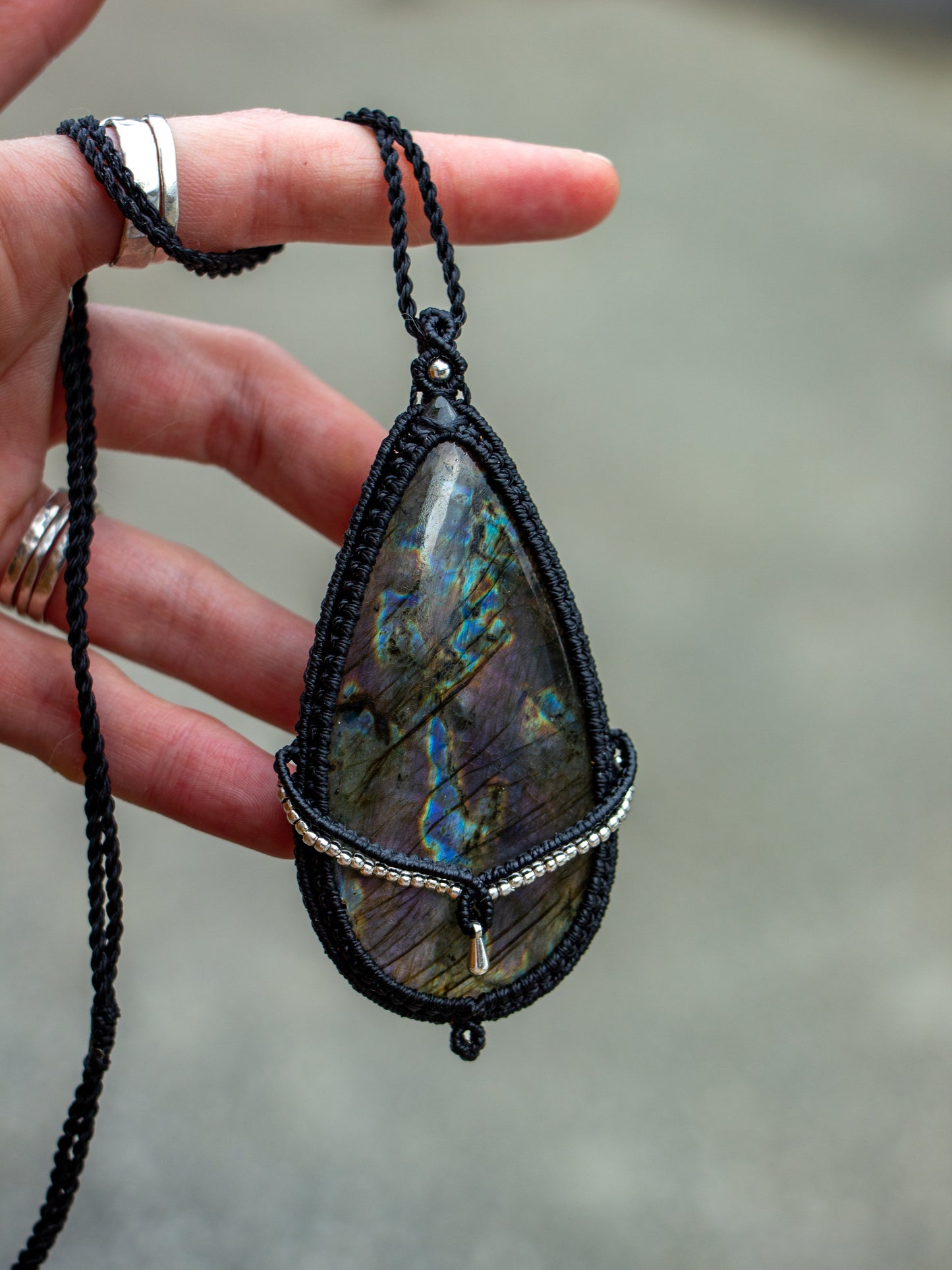 Labradorite necklace