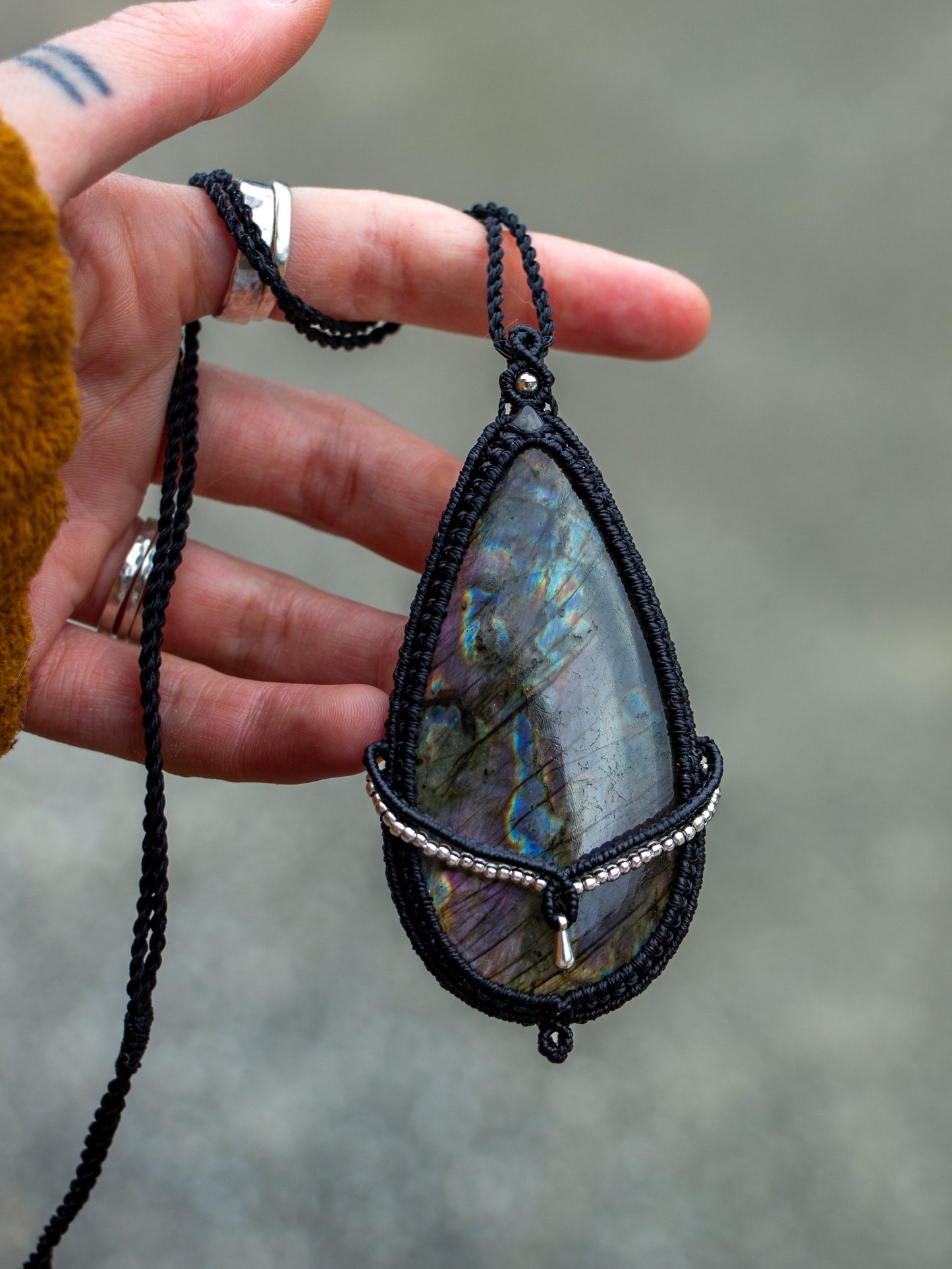 Labradorite necklace