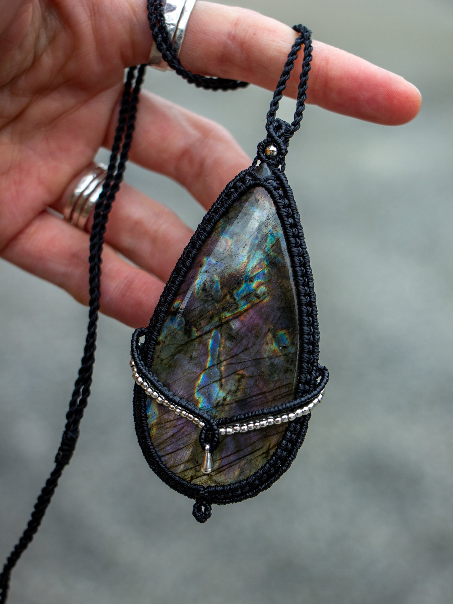 Labradorite necklace