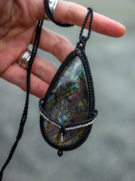 Labradorite necklace