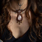 Rose Quartz & Peach Moonstone necklace