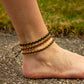 macrame anklet & bracelet