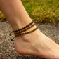 macrame anklet & bracelet